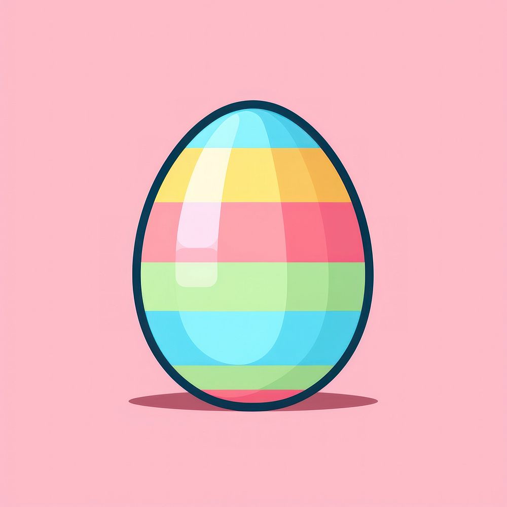 Easter egg pixel shape celebration fragility.