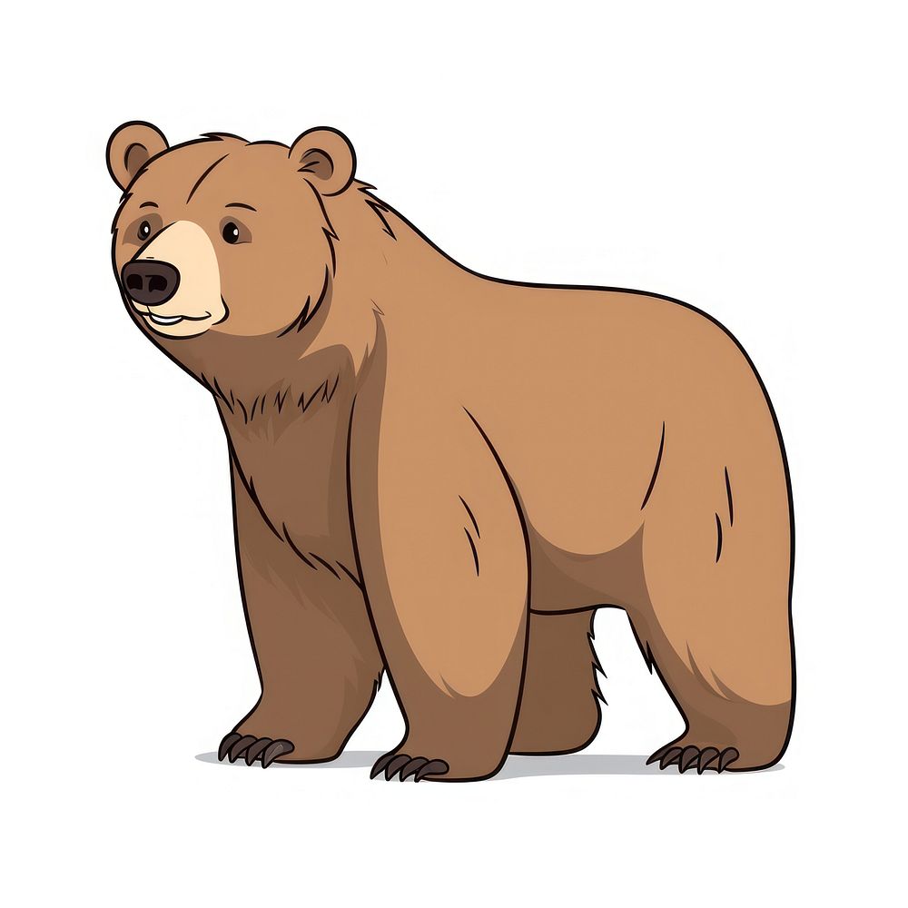 Bear cartoon drawing mammal.