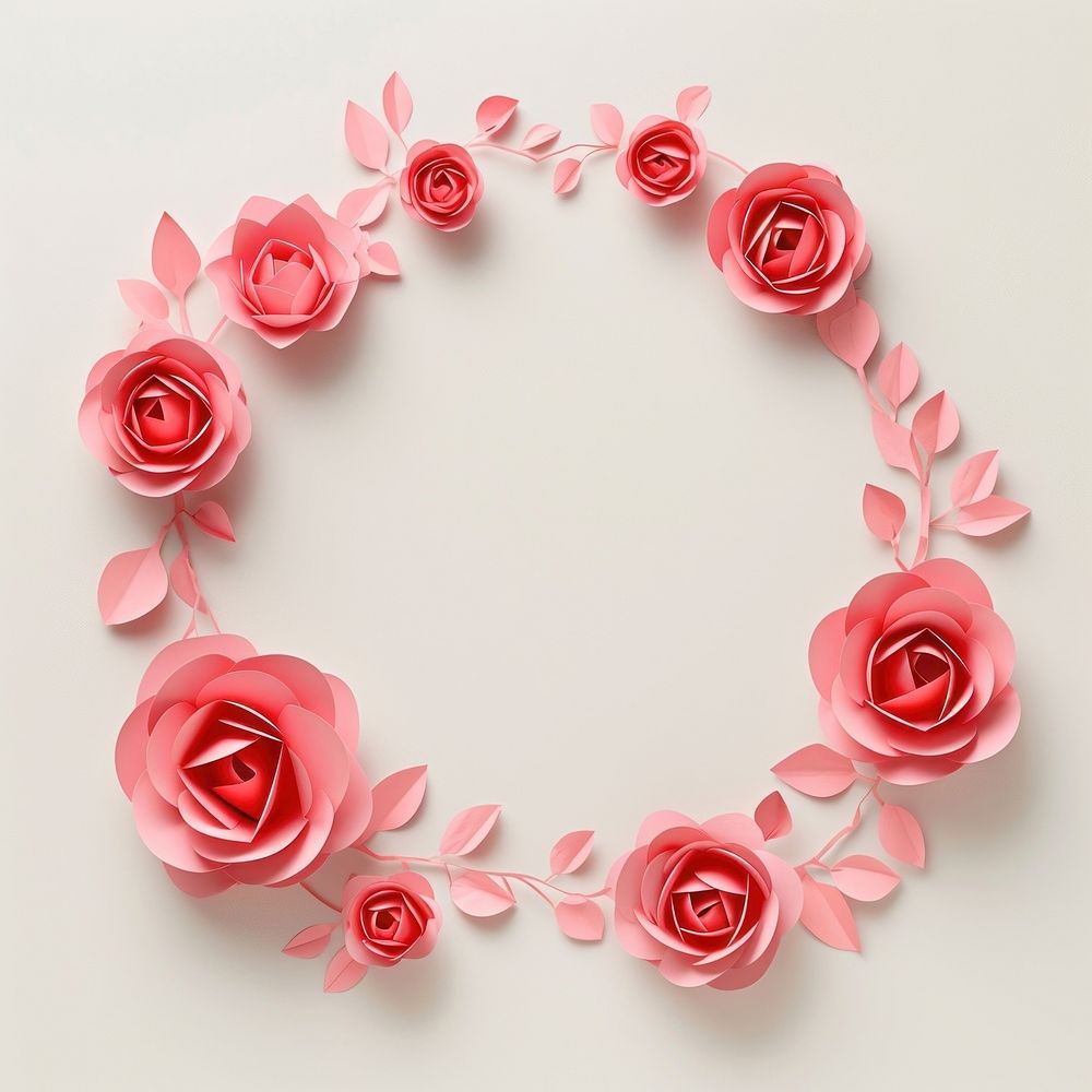 Roses jewelry circle flower.