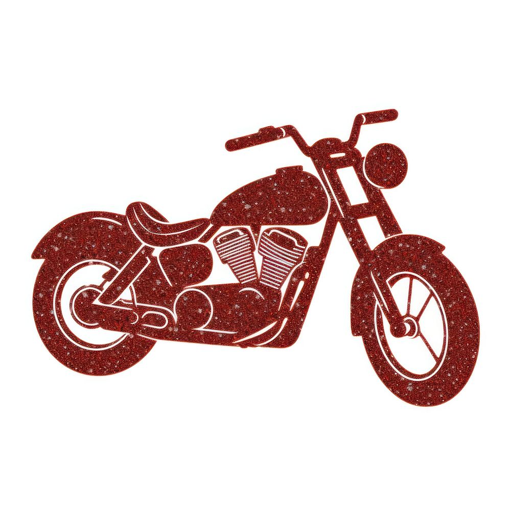 Motorcycle icon vehicle white background transportation.