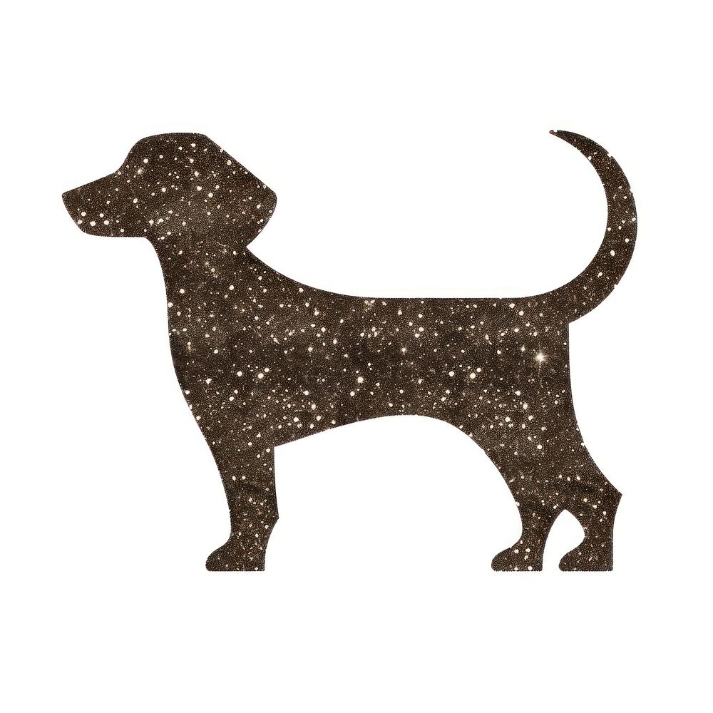 Dog icon shape clipart animal mammal pet.