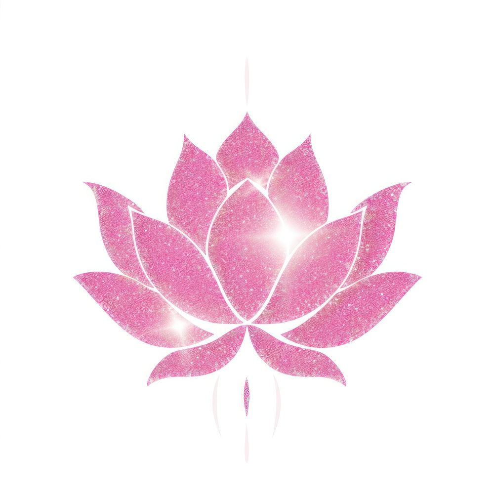 Pink lotus icon pattern flower petal.