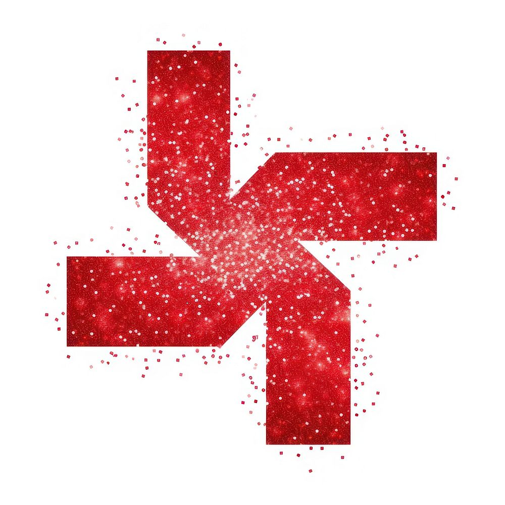 Red hashtag icon symbol shape white background.