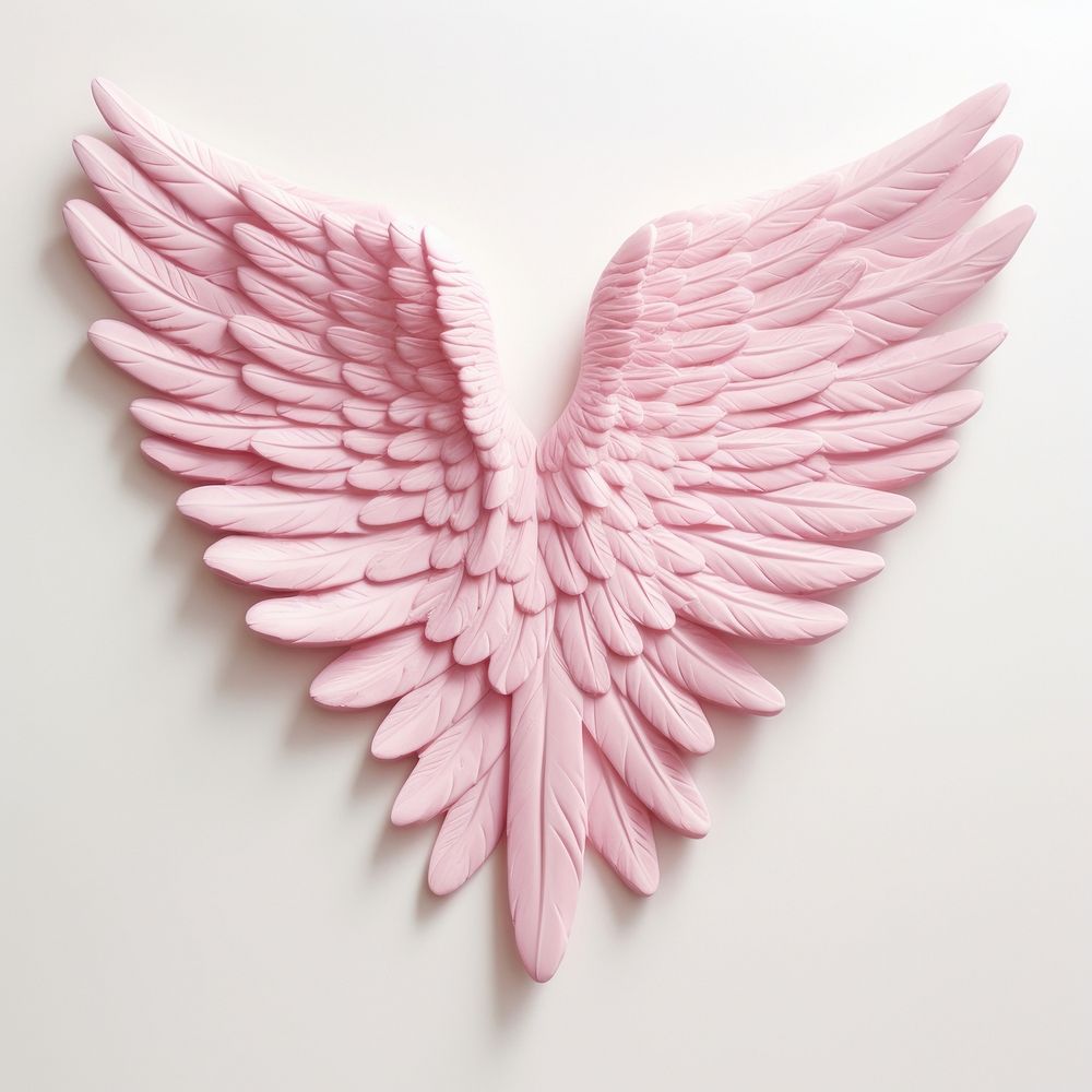 Plasticine of angel wings bird creativity archangel.