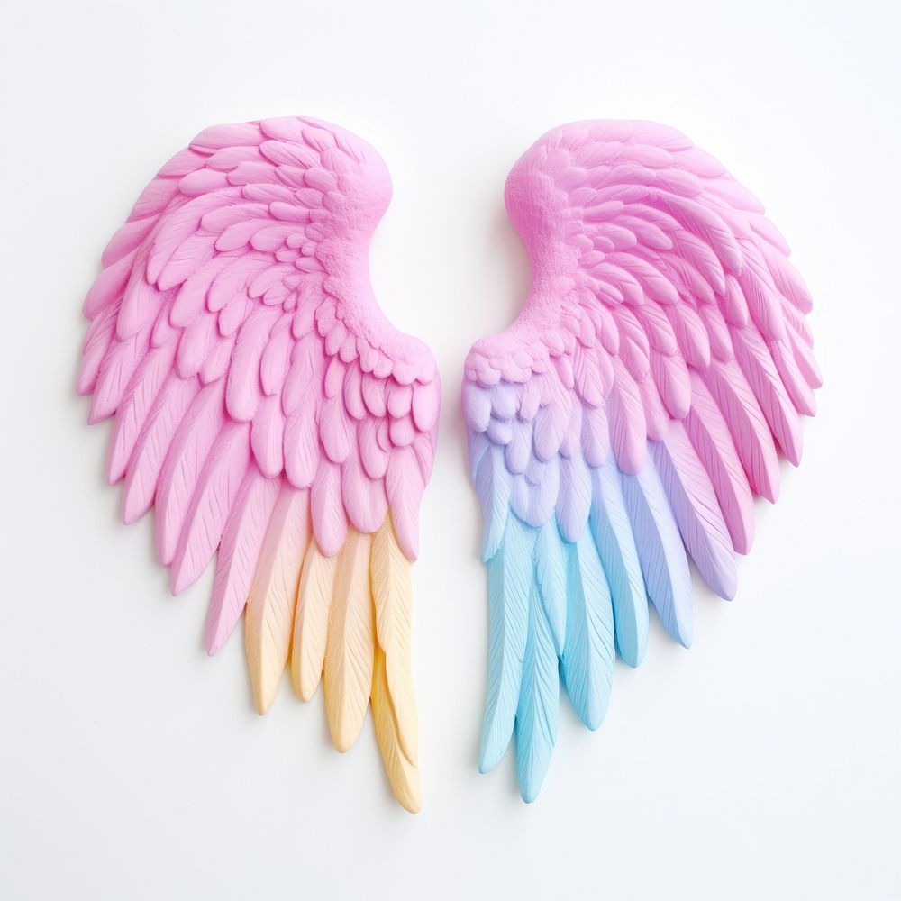 Plasticine of angel wings bird lightweight creativity.