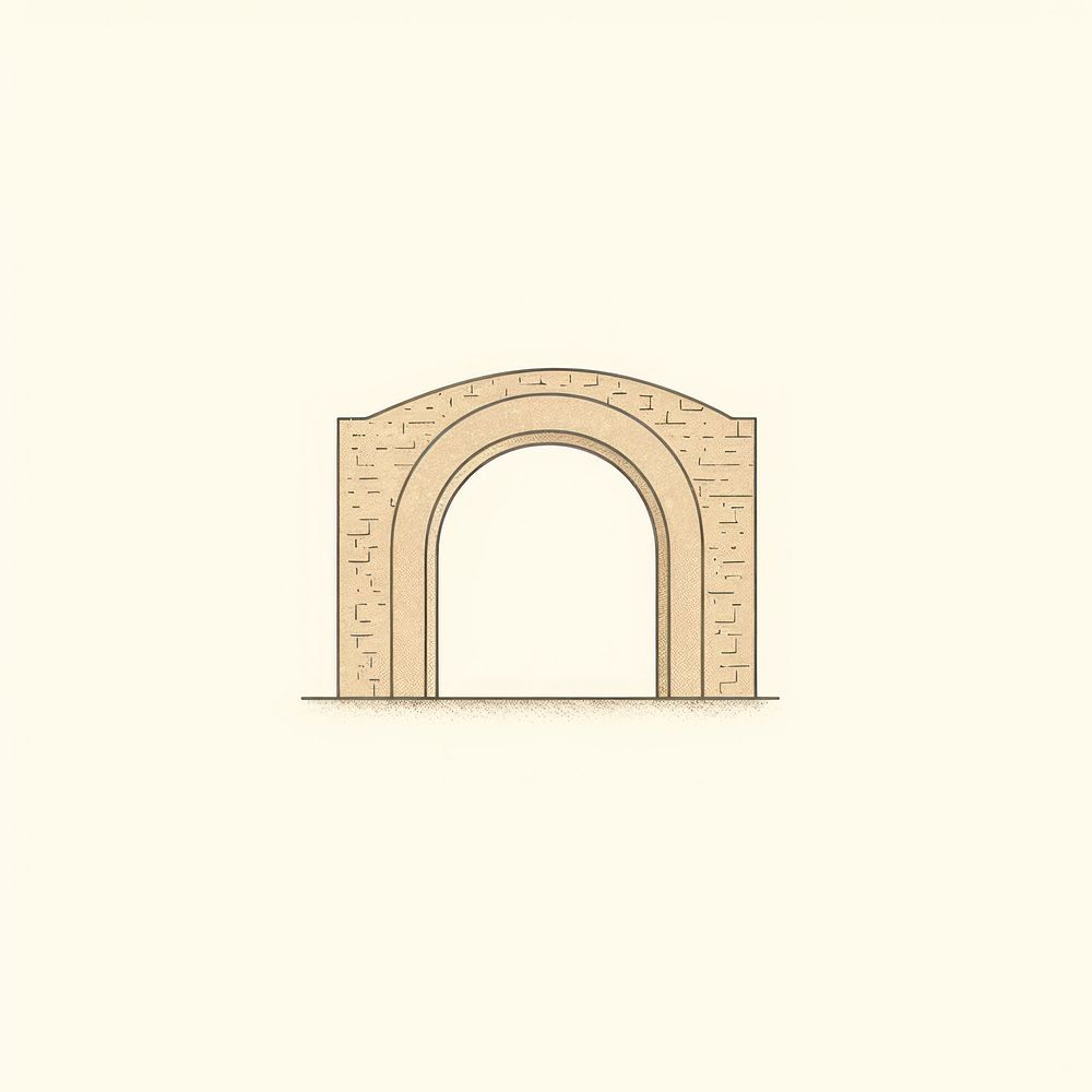 Arch icon architecture shape creativity.