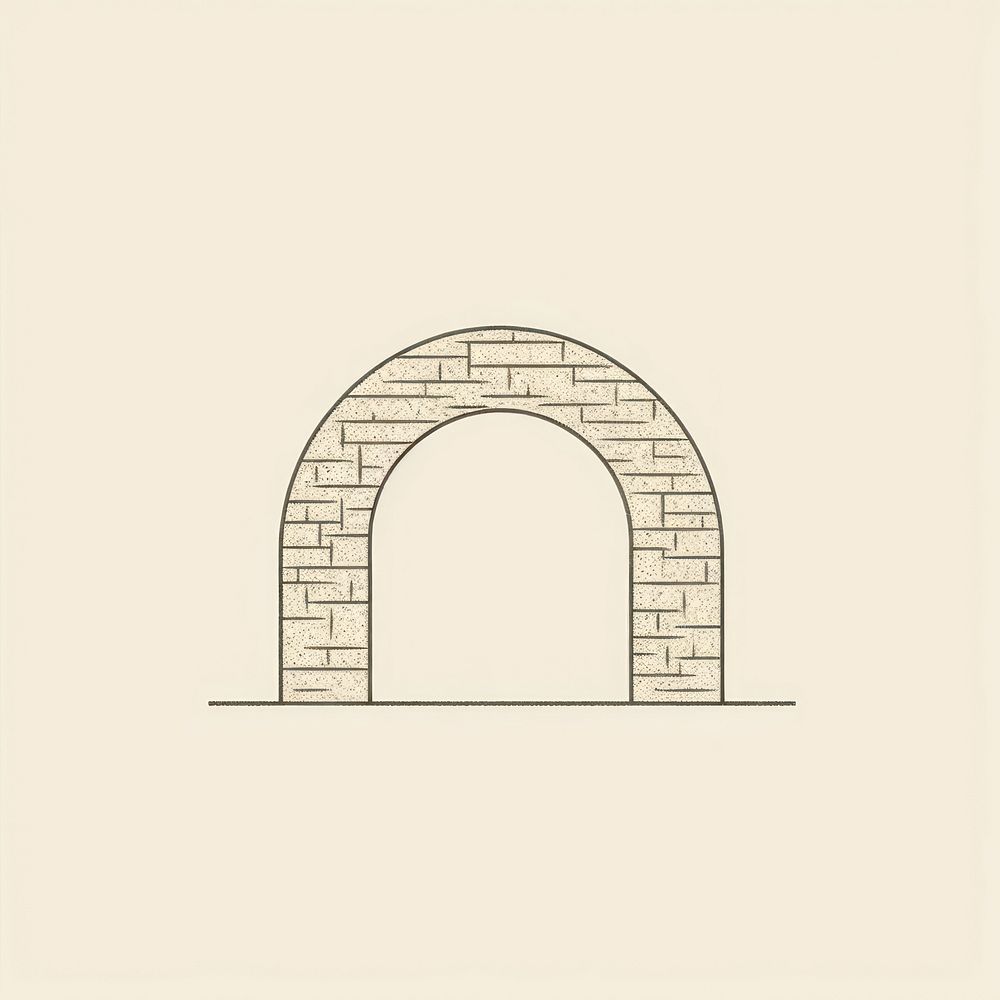Arch icon architecture shape pattern.