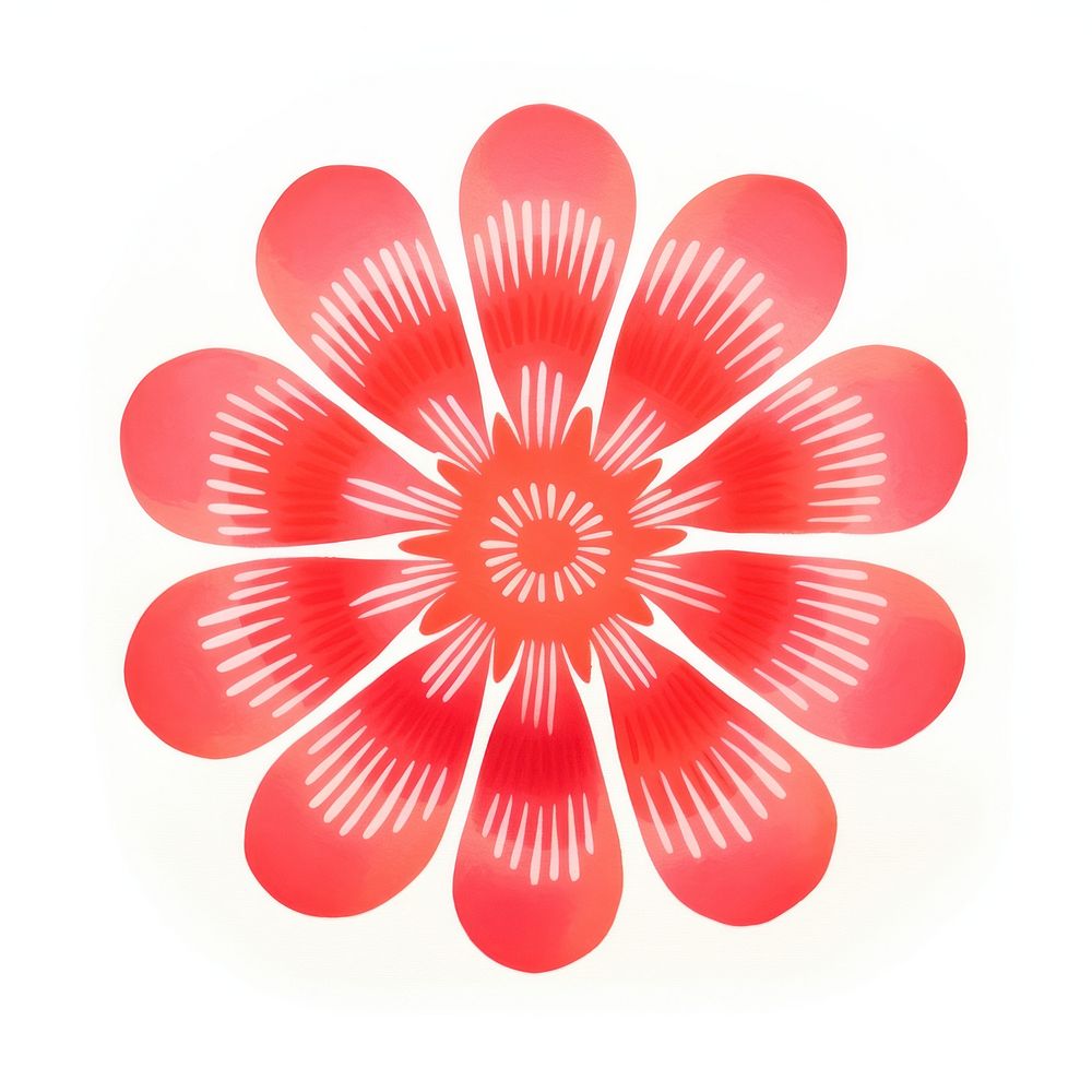 Print screen flower pattern shape petal.