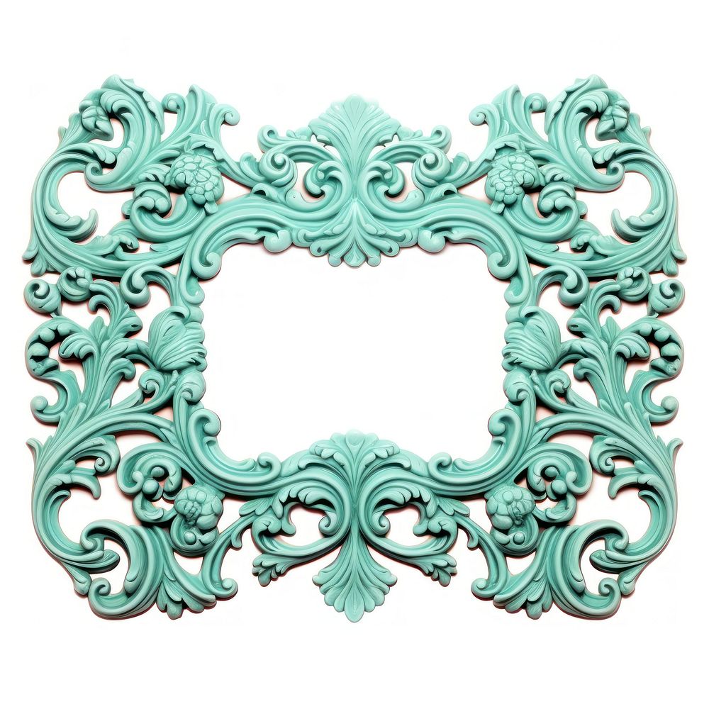Turquoise cute pattern white background architecture.