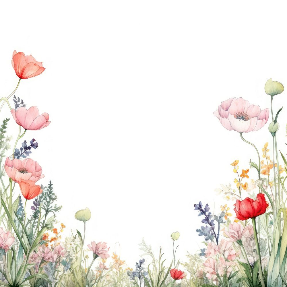 May Day border backgrounds pattern flower.