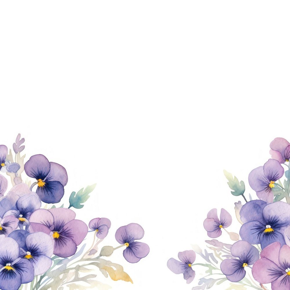 Pansy border backgrounds flower plant.
