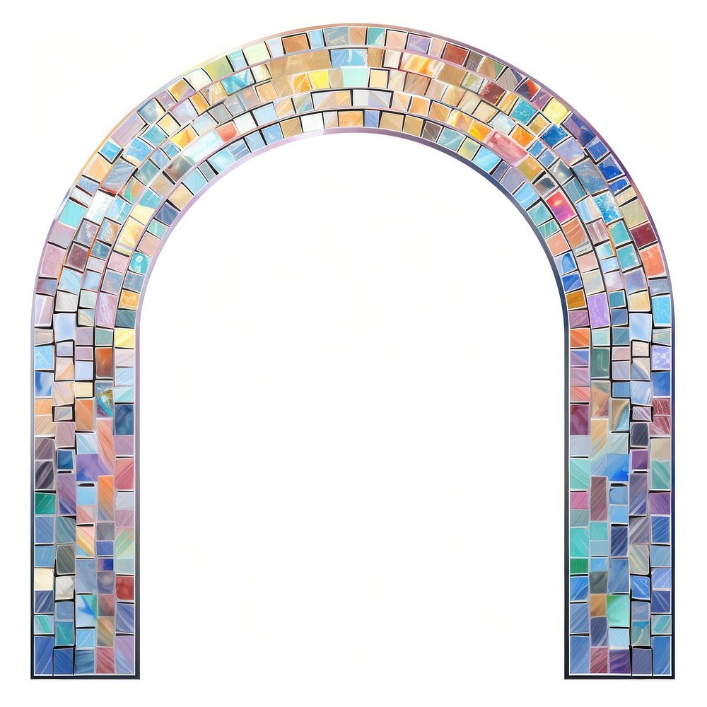 Arch decorative mosaic art architecture.