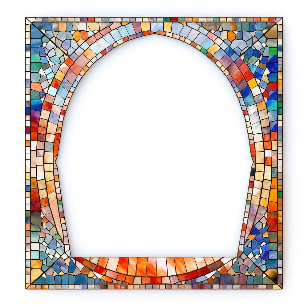 Arch decorative mosaic art backgrounds.