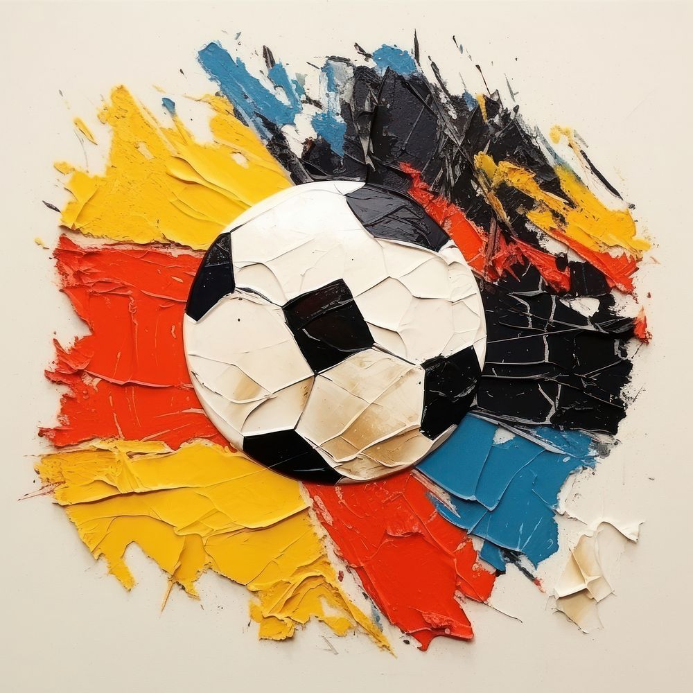 Football art sports creativity.
