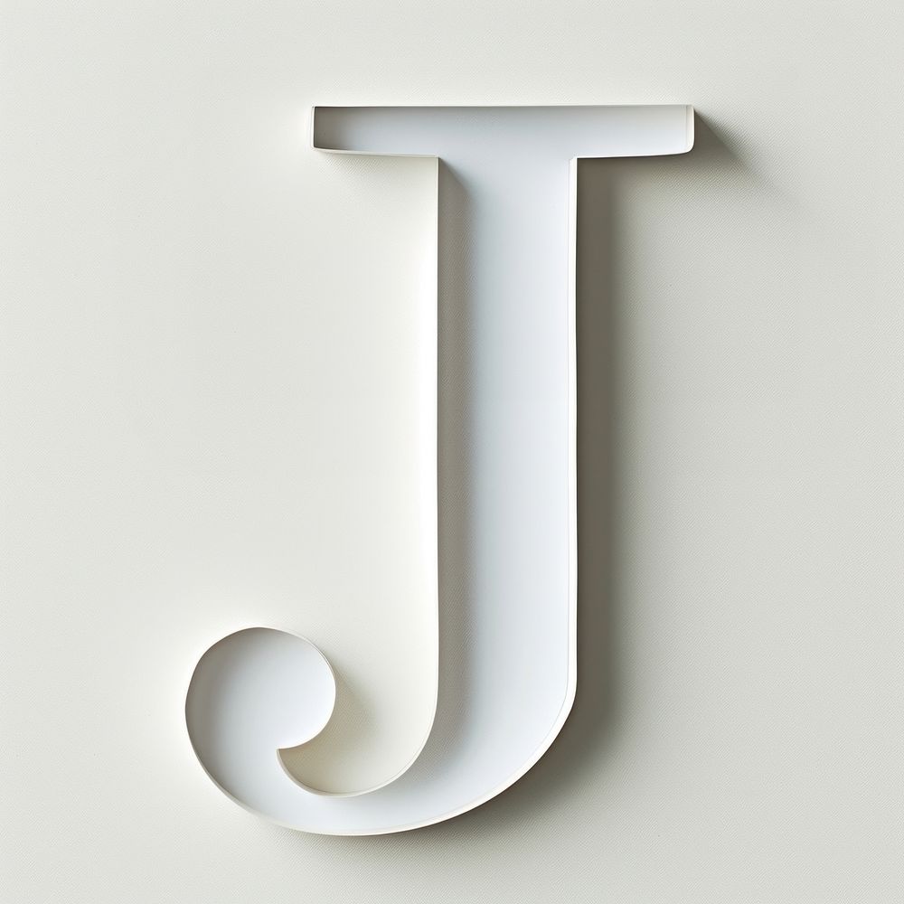 Letter J font number text electronics.