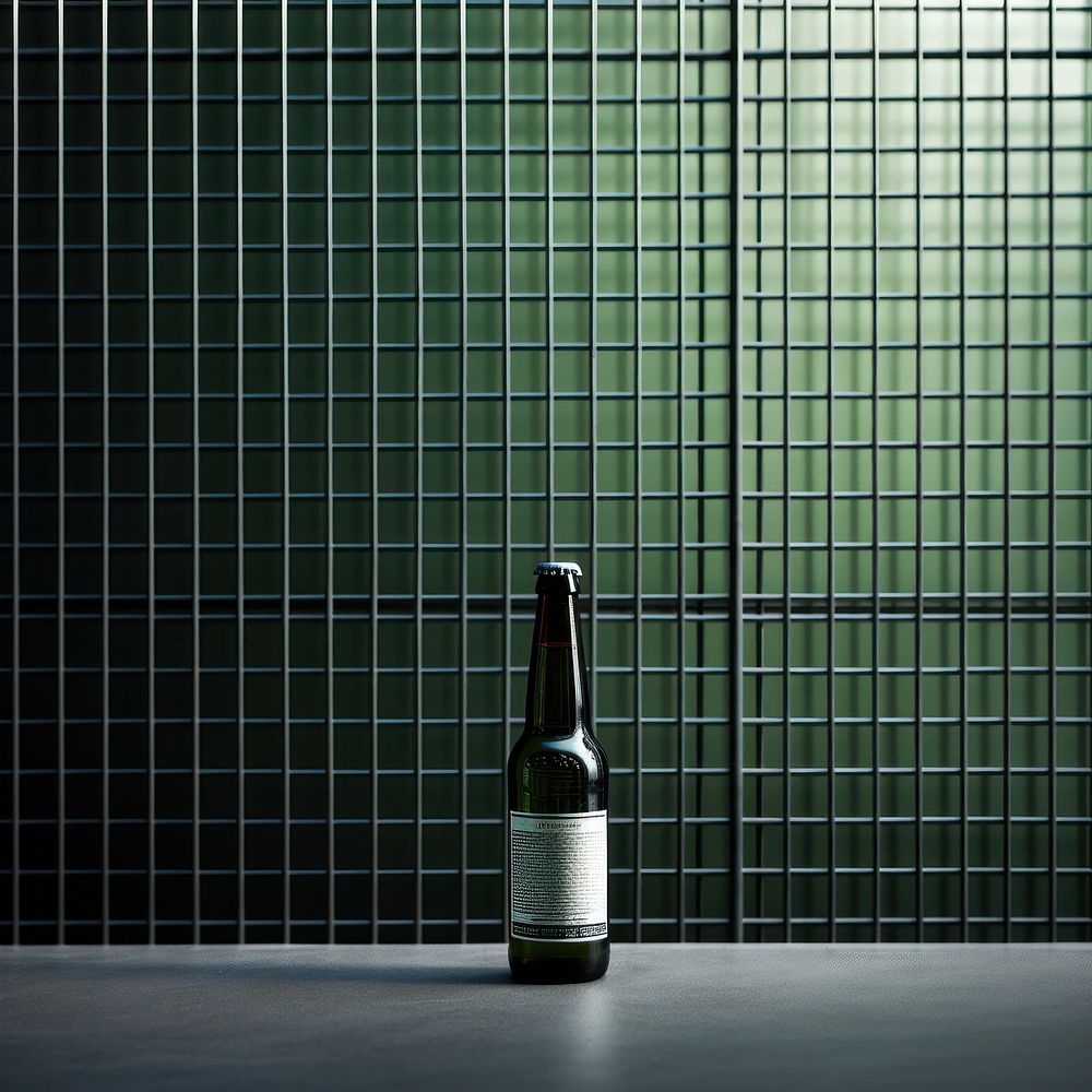 Bottle wall architecture drink.