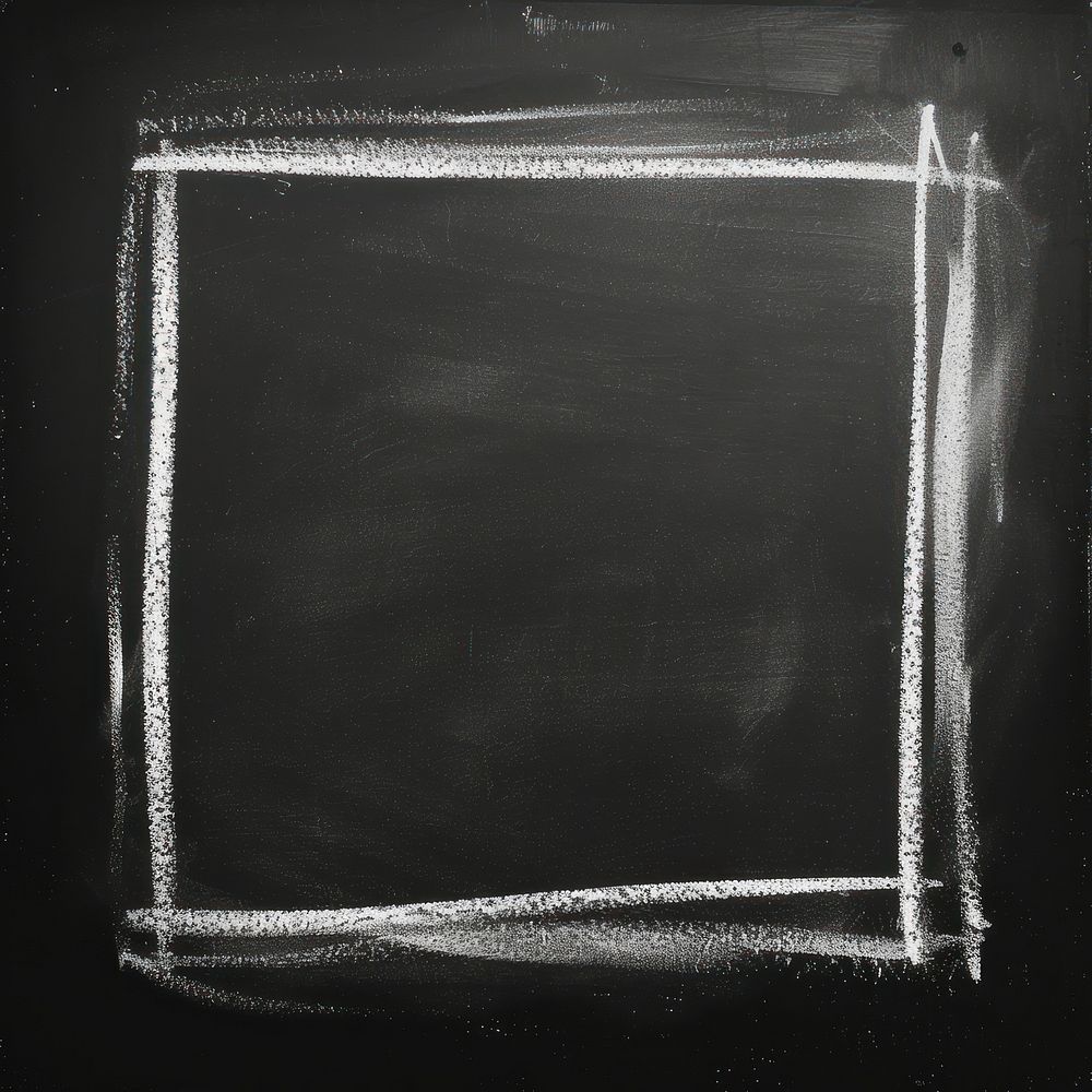 White chalk drawing square texture backgrounds blackboard monochrome.