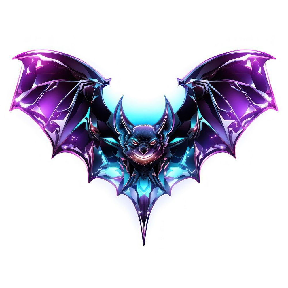 Bat purple bat white background. | Premium Photo Illustration - rawpixel