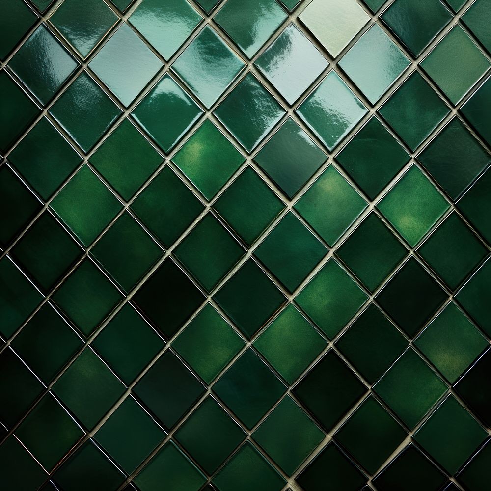 Tiles dark green pattern architecture backgrounds wall.