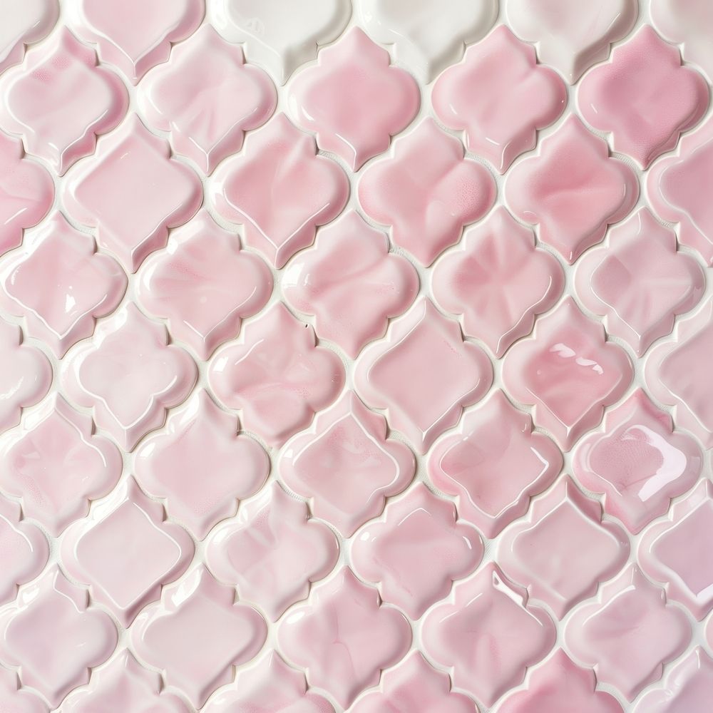 Tiles light pink pattern backgrounds petal repetition.
