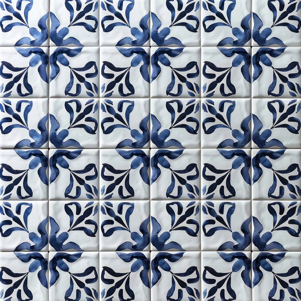 Tiles navy pattern backgrounds white architecture.