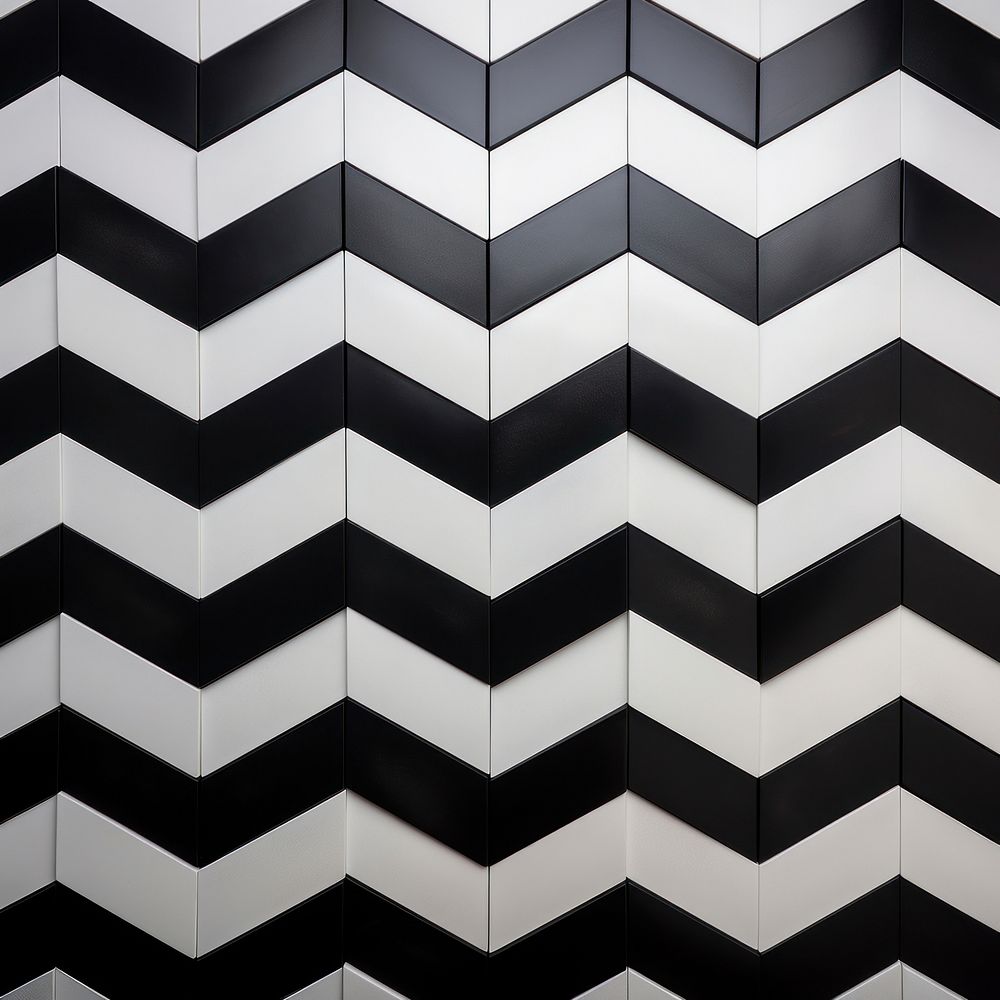 Tiles of black pattern architecture backgrounds white.