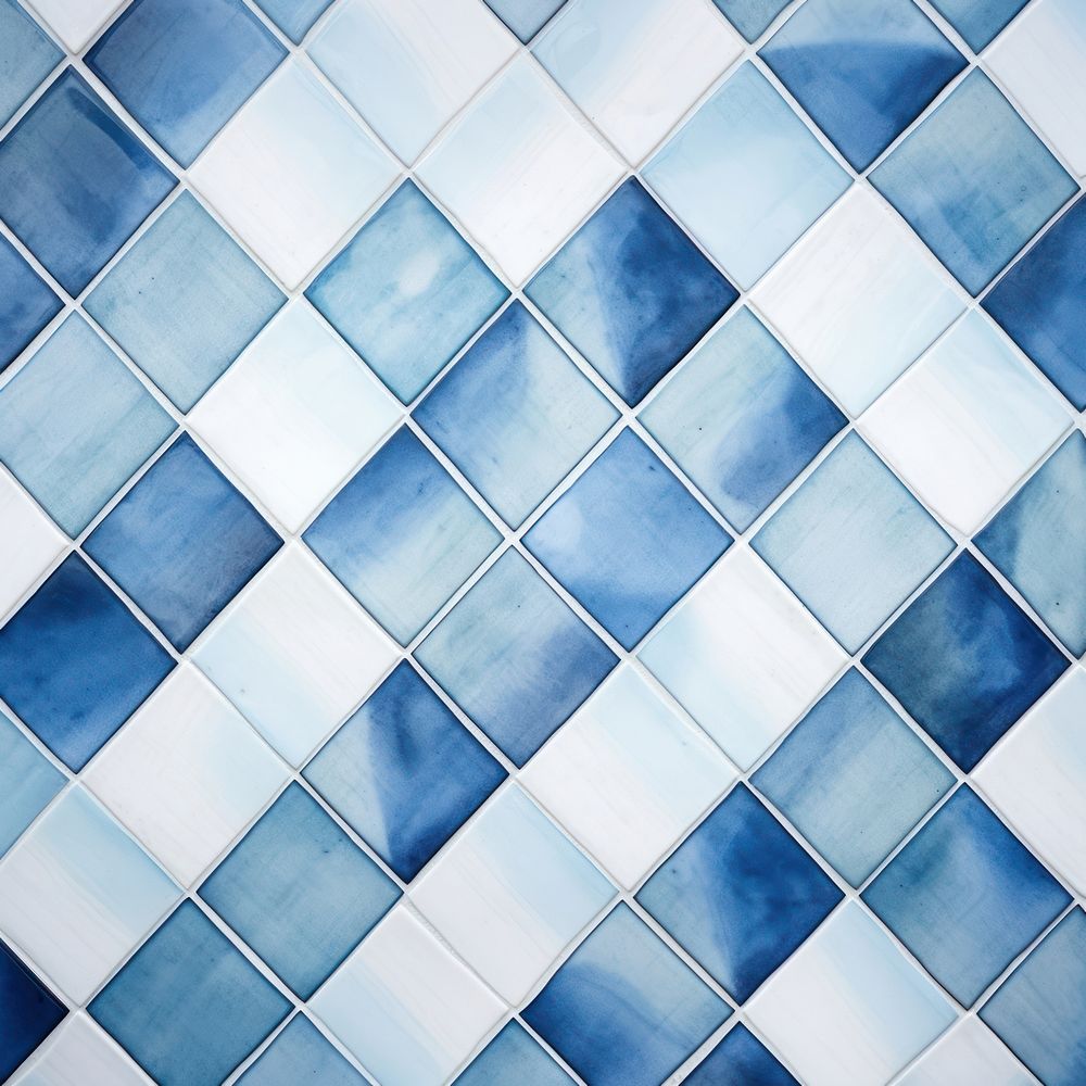 Tiles of blue pattern backgrounds repetition textured.