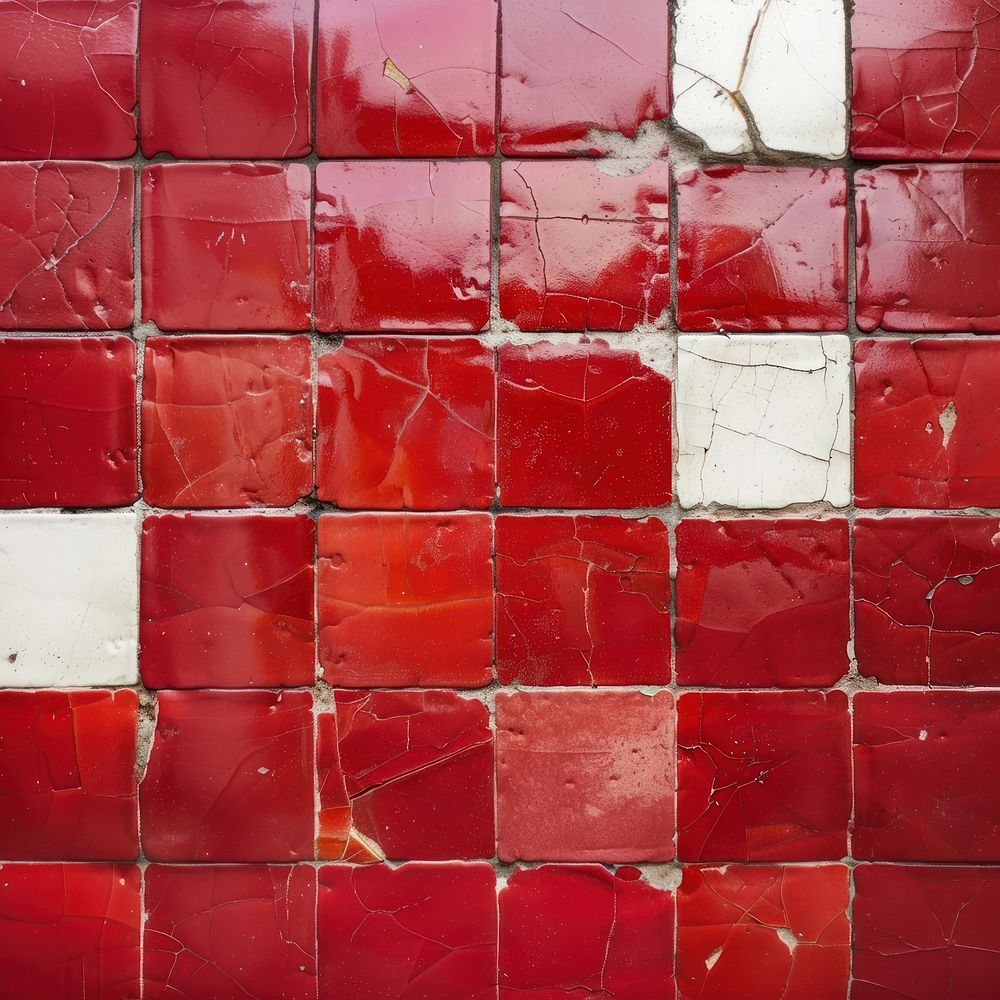 Tiles red pattern architecture backgrounds wall.