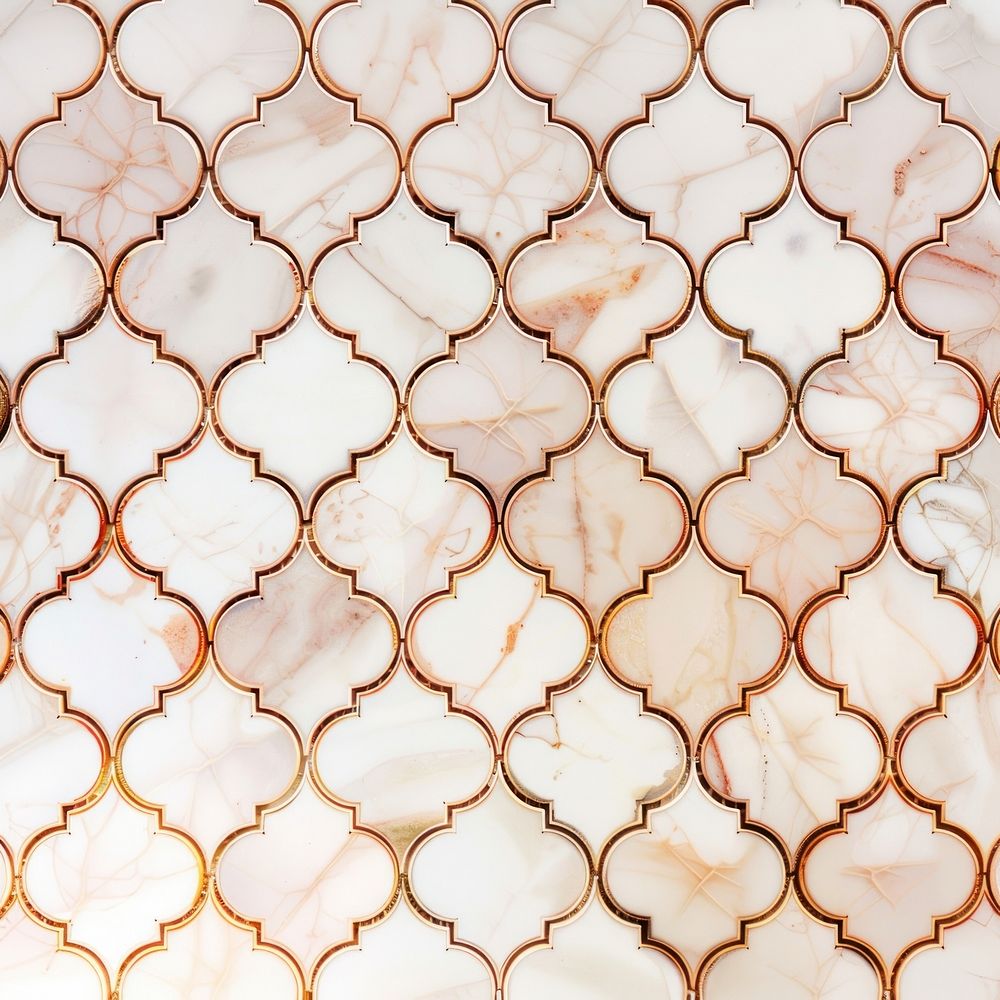 Tiles rose gold pattern backgrounds flooring architecture.