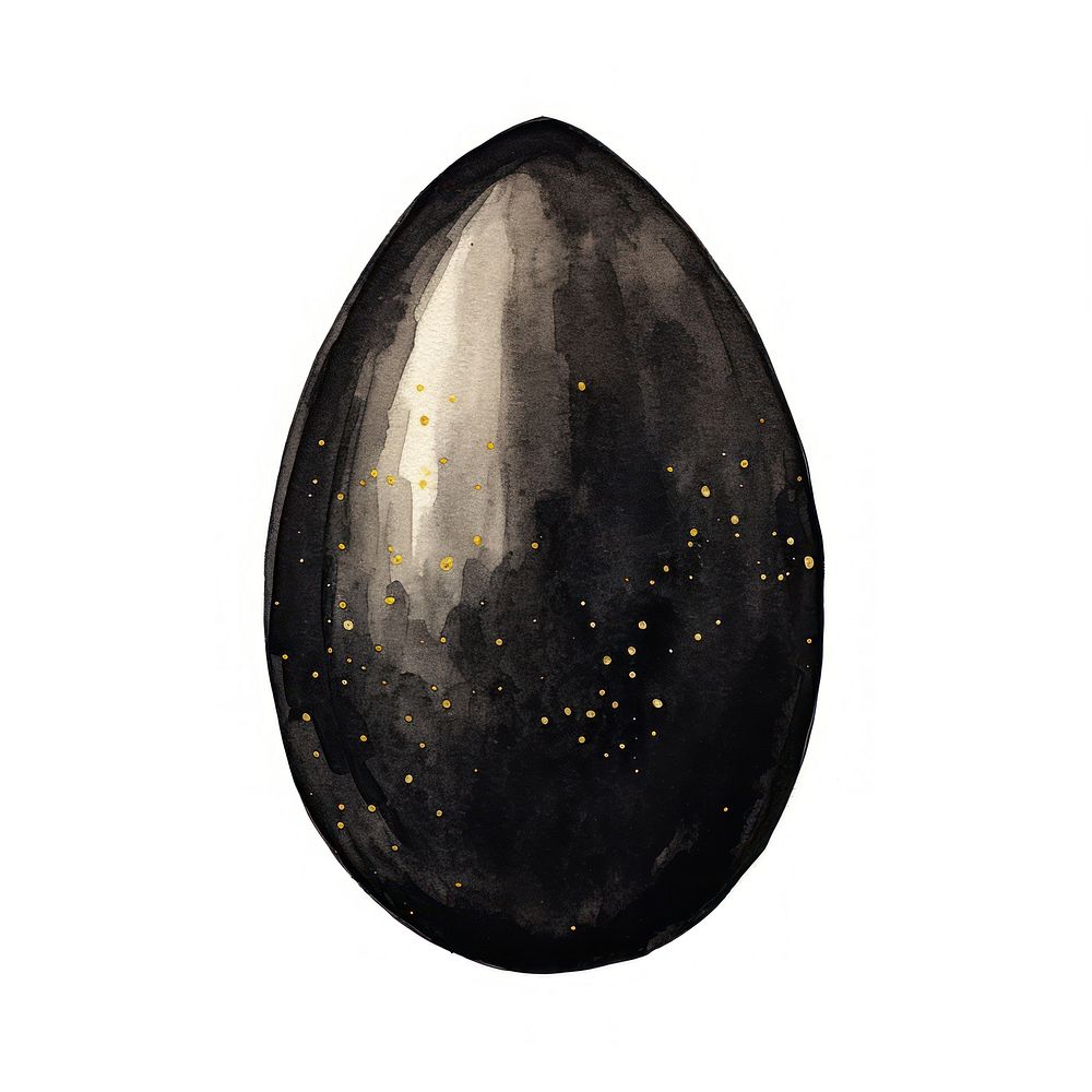 Black color easter egg white background astronomy outdoors.