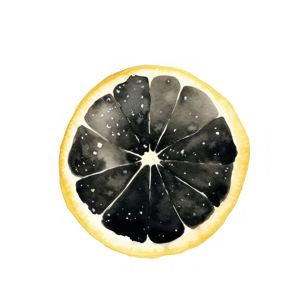 Black color lemon grapefruit plant food.