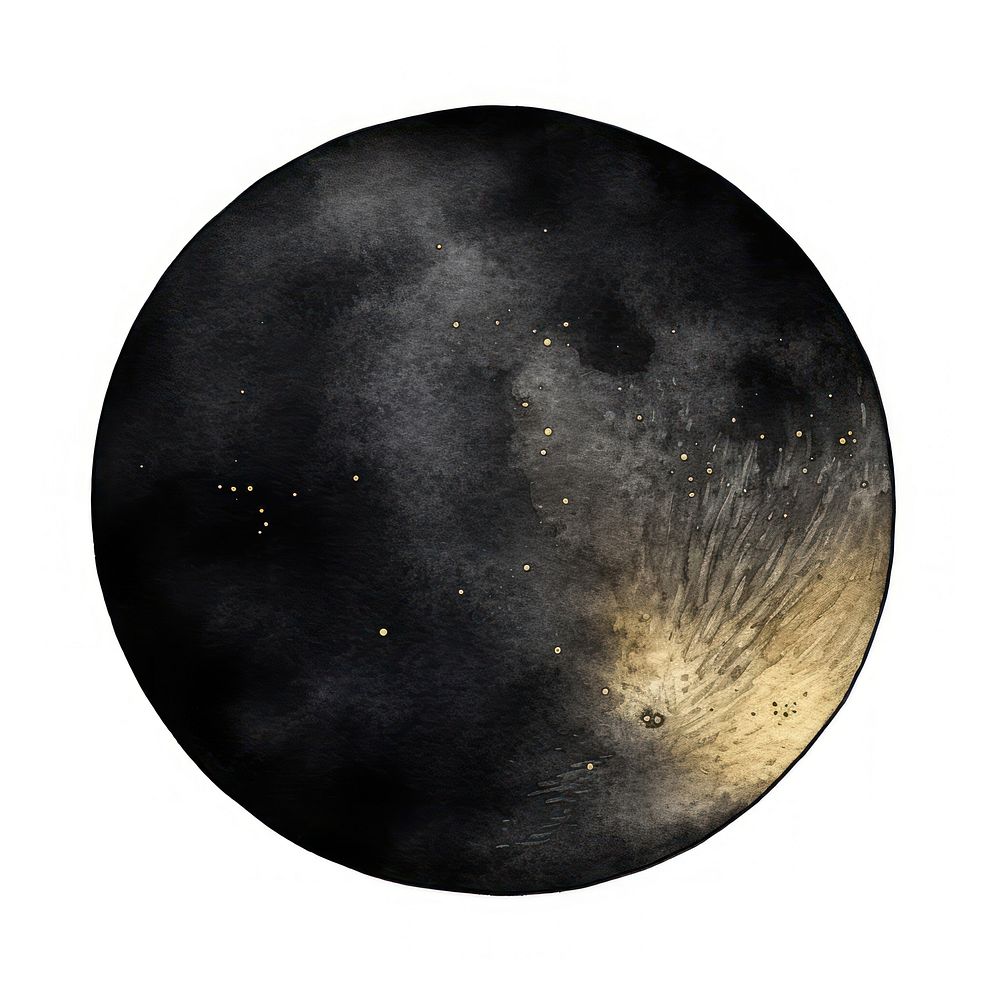 Black color moon astronomy planet nature.