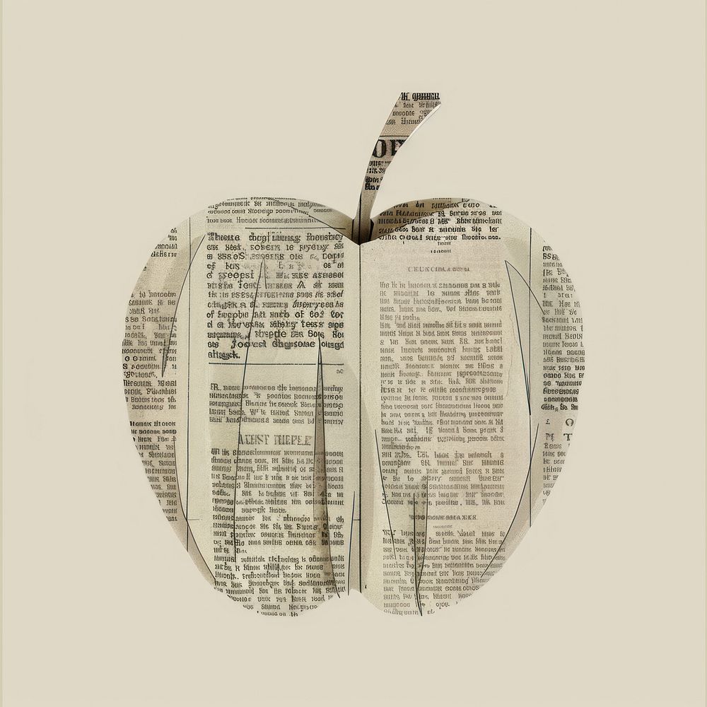 Paper apple page publication text.