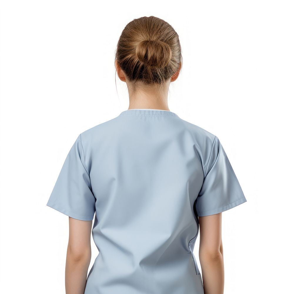 Nurse portrait t-shirt sleeve.