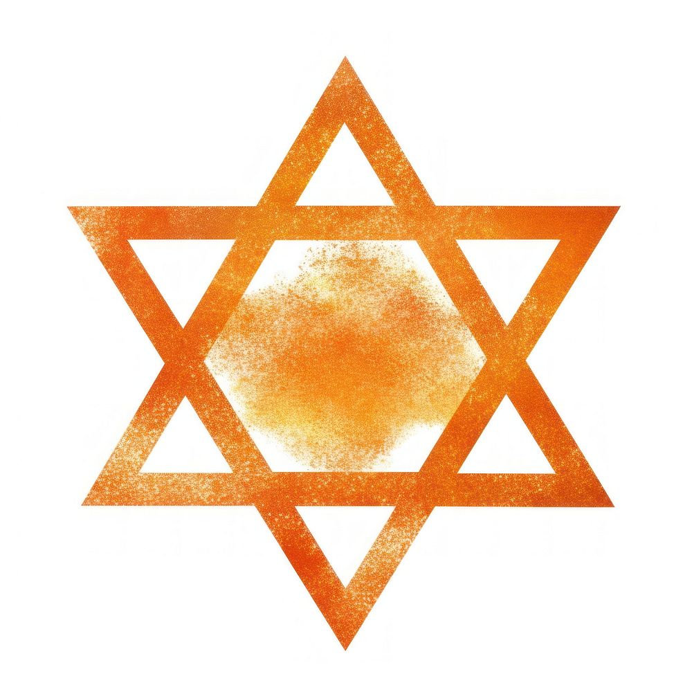 PNG Orange octagram icon symbol shape white background.