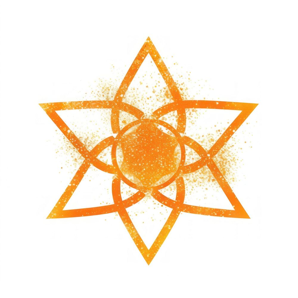 PNG Orange octagram icon shape white background creativity.