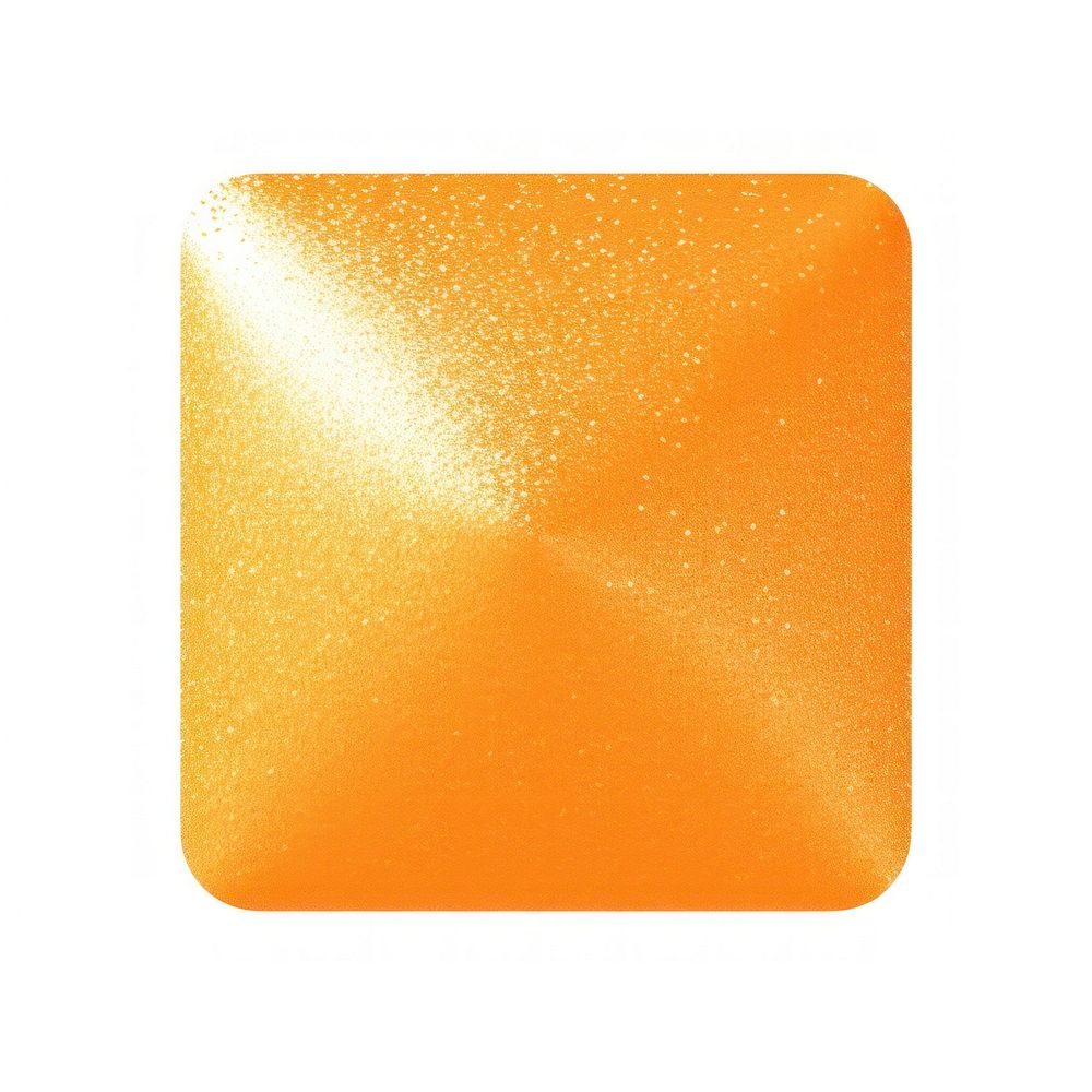 Orange square icon backgrounds glitter shape.