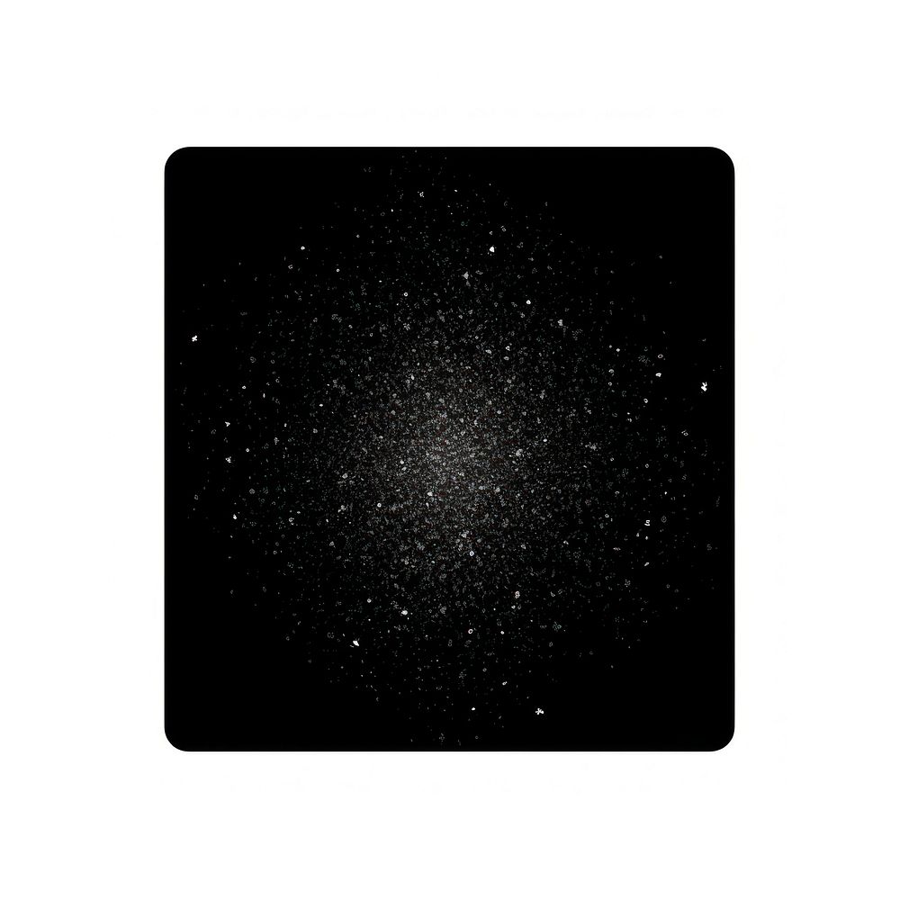 Black square icon astronomy shape space.