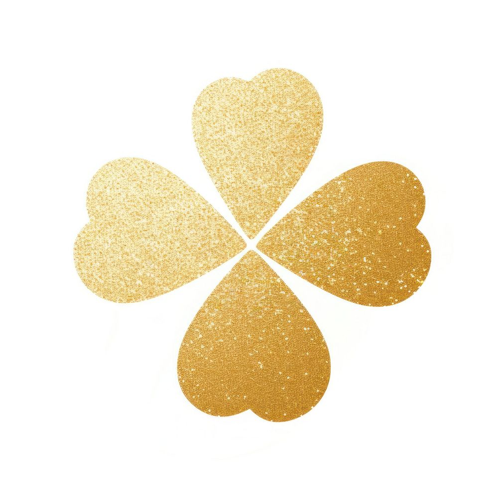 PNG Gold clover icon white background chandelier fragility.