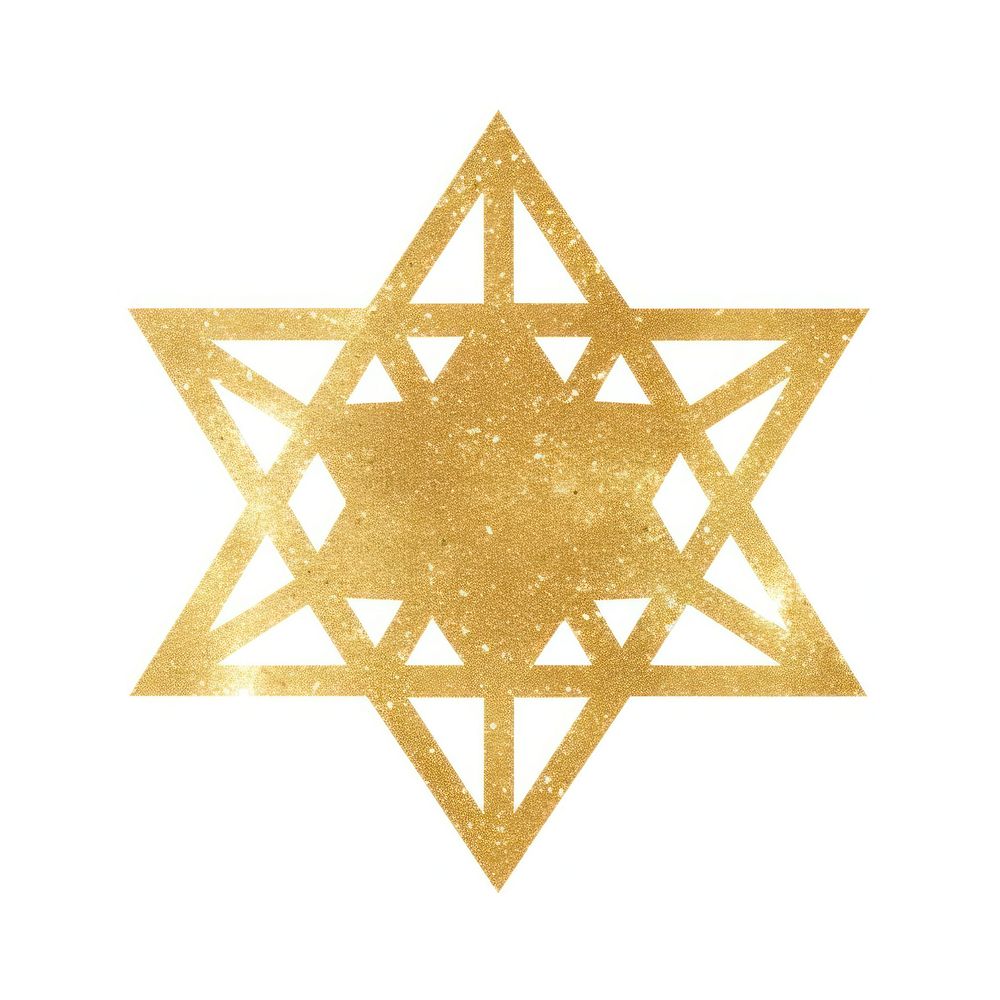 Gold octagram icon backgrounds symbol shape.