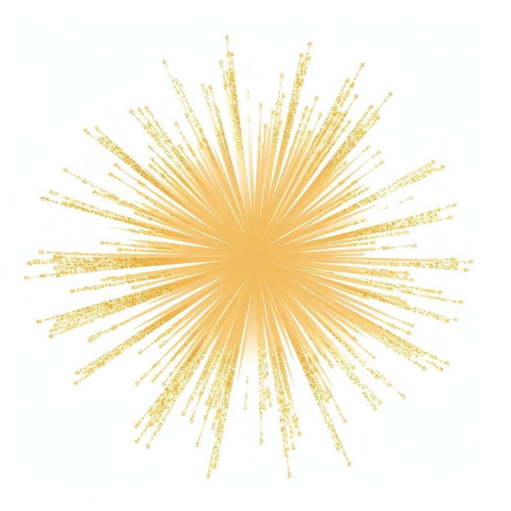 Gold starburst icon backgrounds fireworks shape.