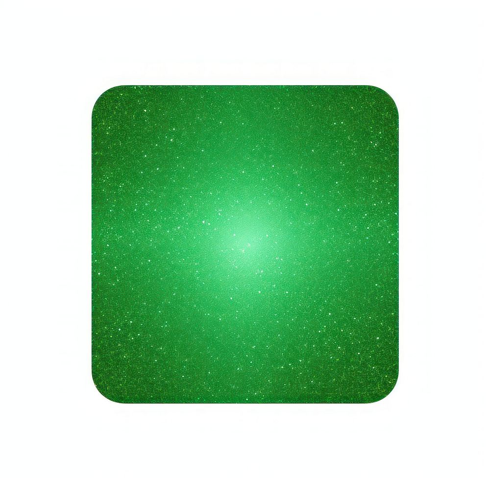 Green square icon backgrounds glitter white background.