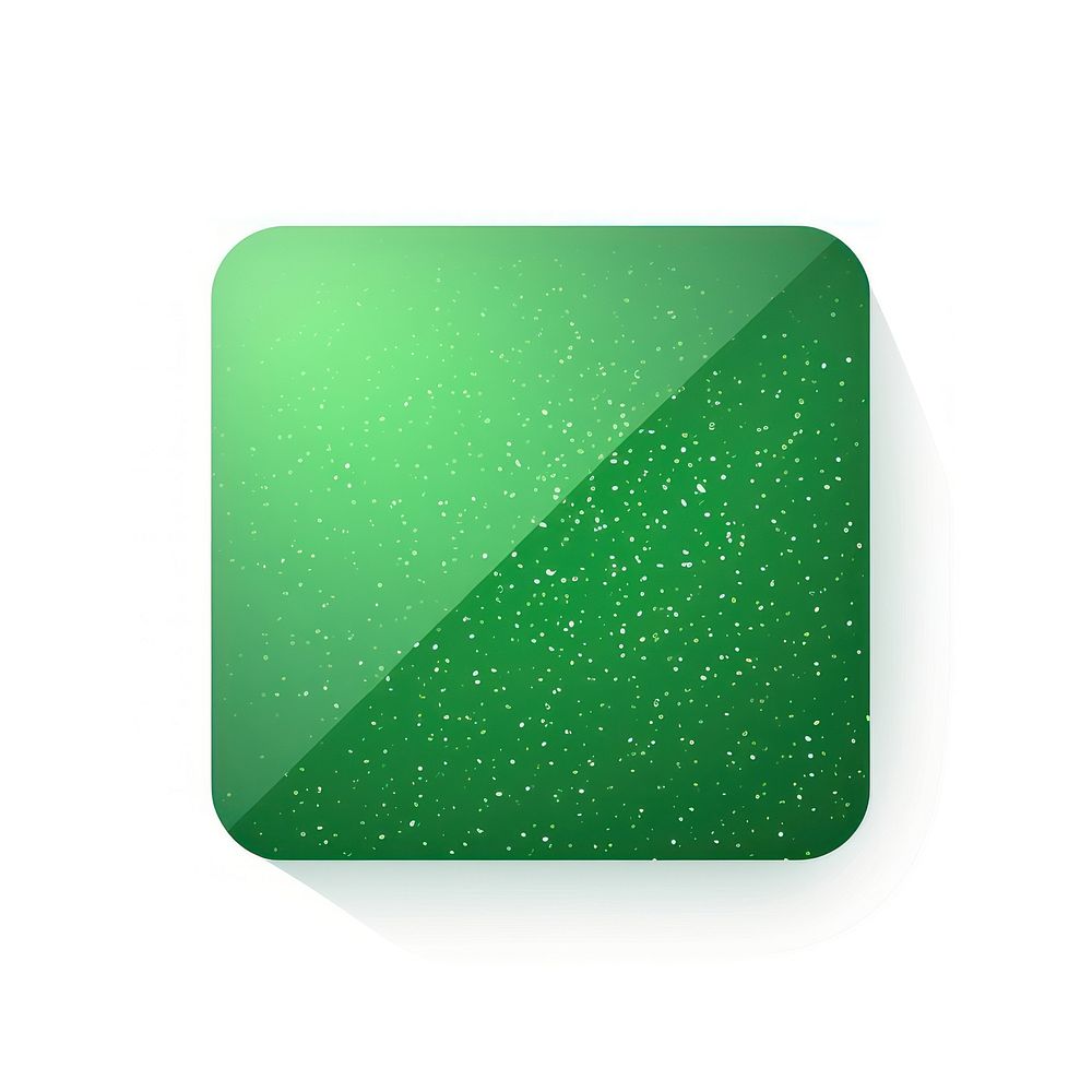 Green square icon backgrounds shape white background.