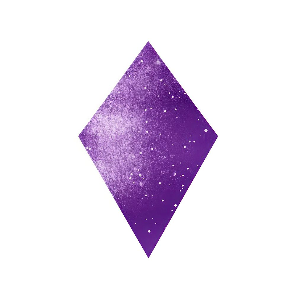 Purple mendala icon glitter shape white background.