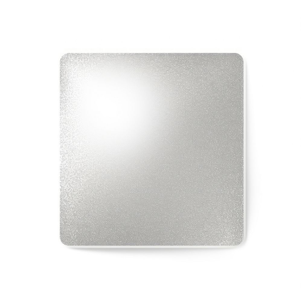 Silver square icon white background simplicity blackboard.