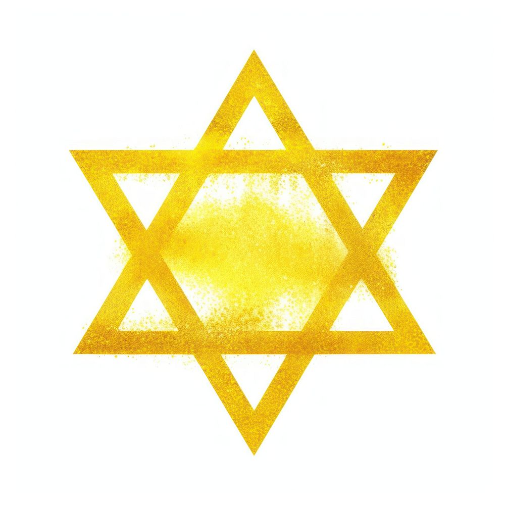 PNG Yellow hexagram icon backgrounds symbol shape.