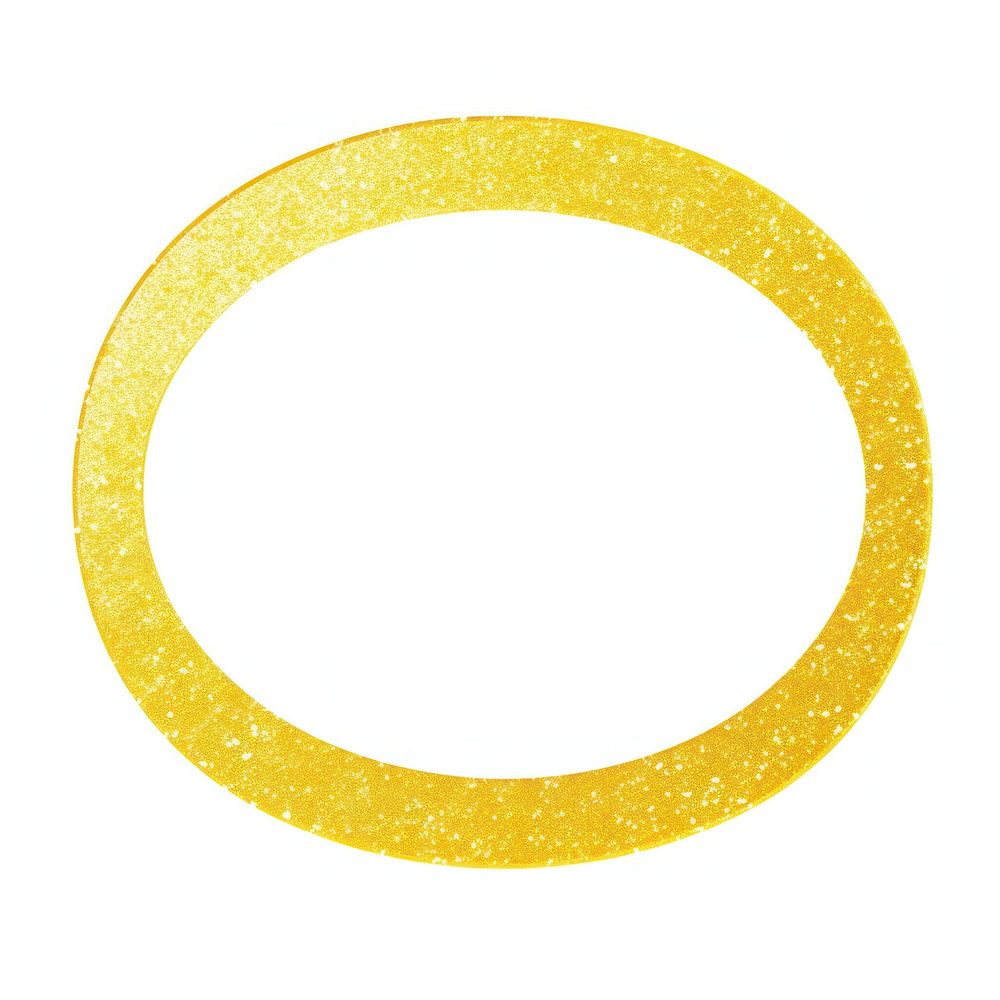 Yellow oval icon shape white background rectangle.