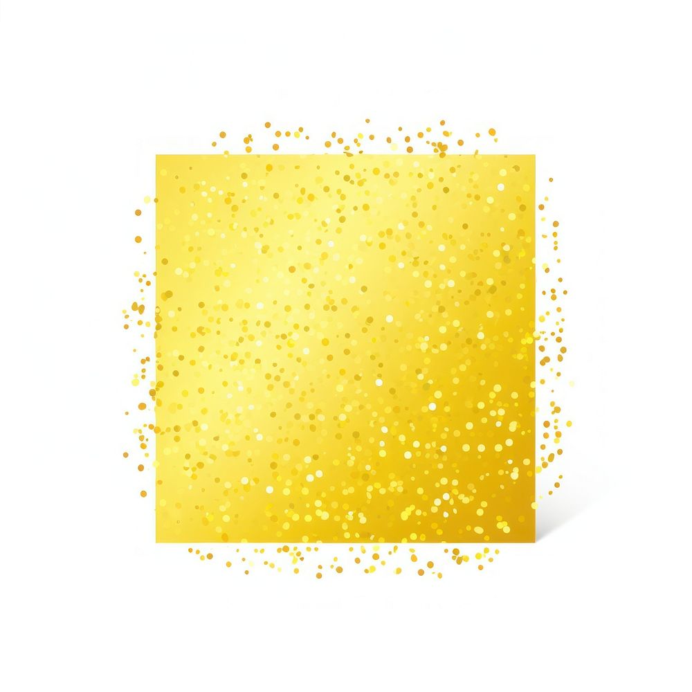 Yellow square icon backgrounds paper white background.