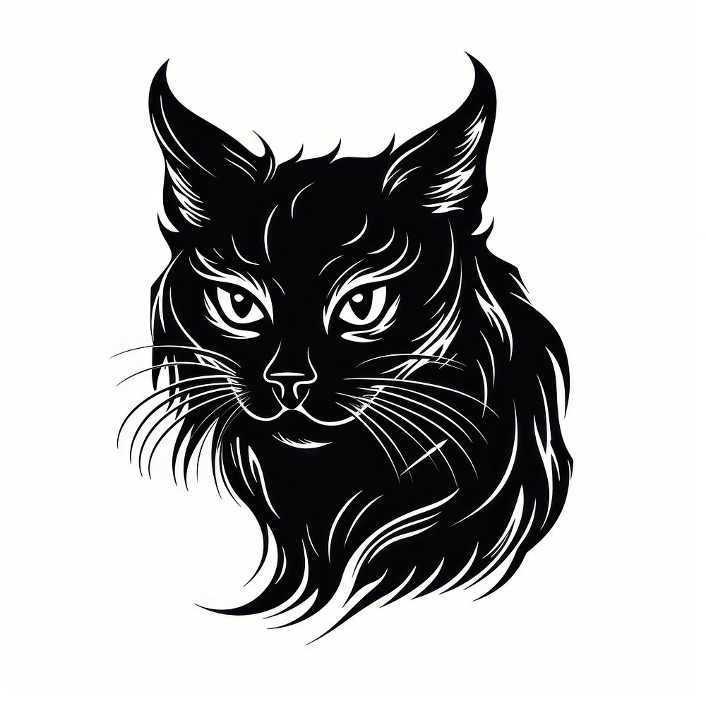 Mammal animal black logo.