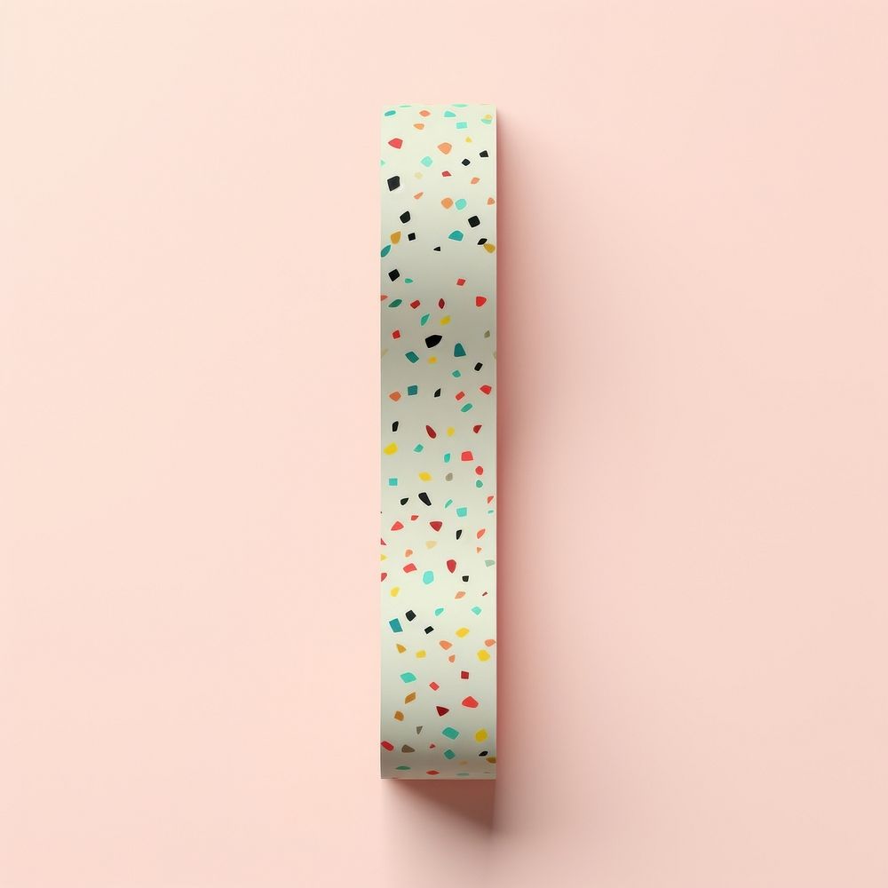 Terrazzo adhesive strip tape spotted pattern.